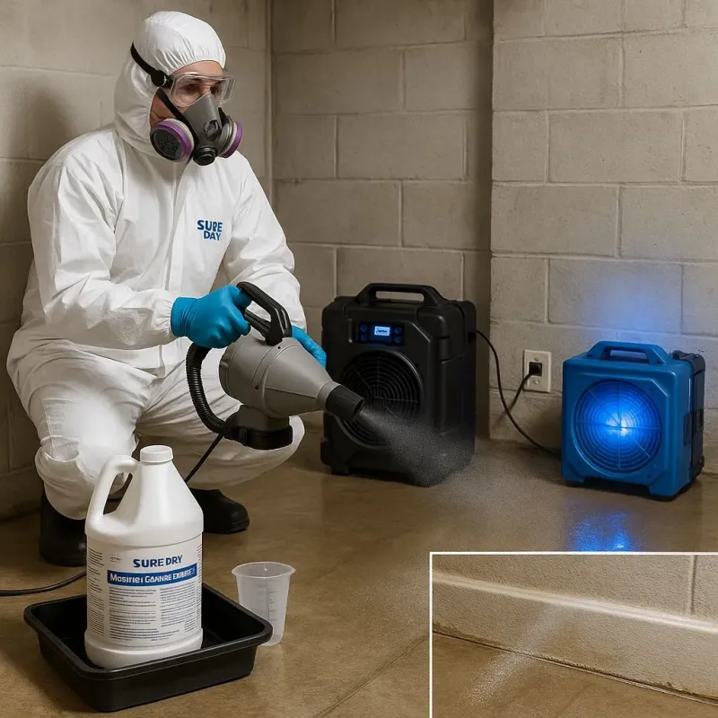 Sanitization and Odor Removal process in Larch Way, WA
