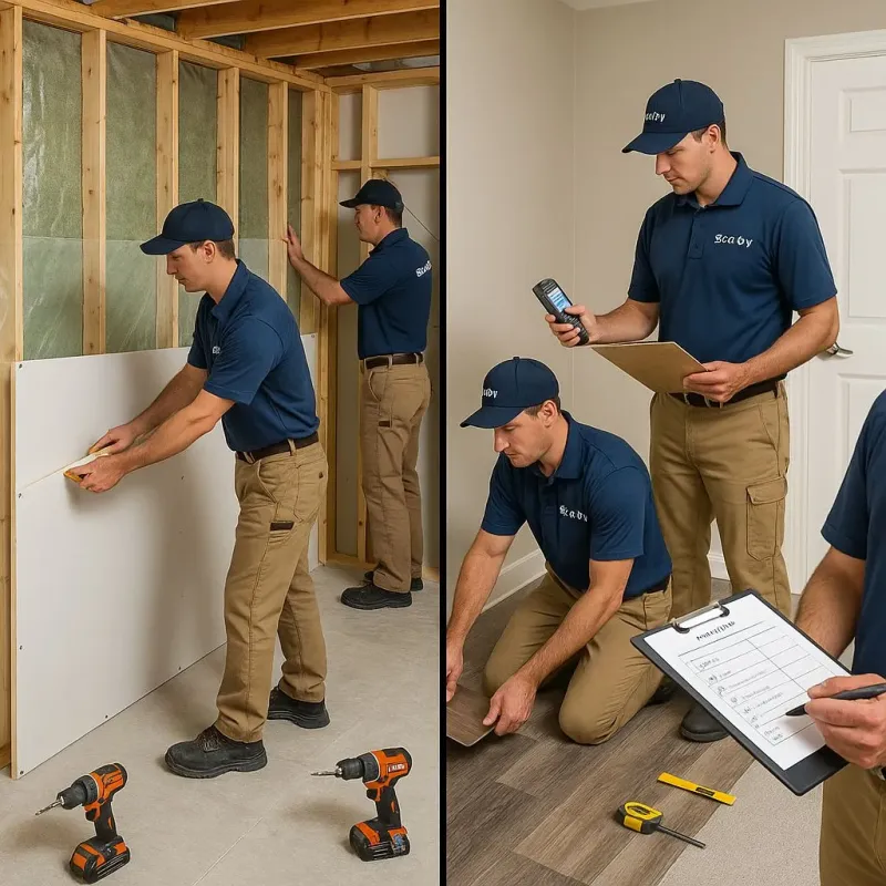 Repairs and Reconstruction process in Larch Way, WA